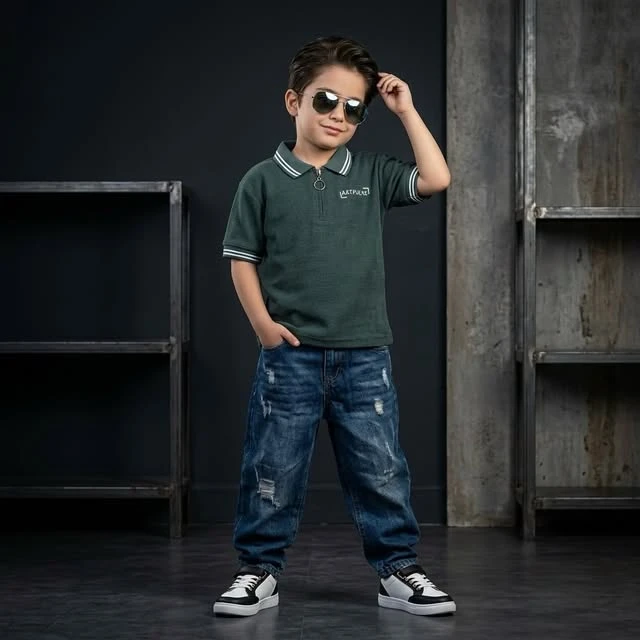 Voxom Junior Deep green essentials — official collection photograph